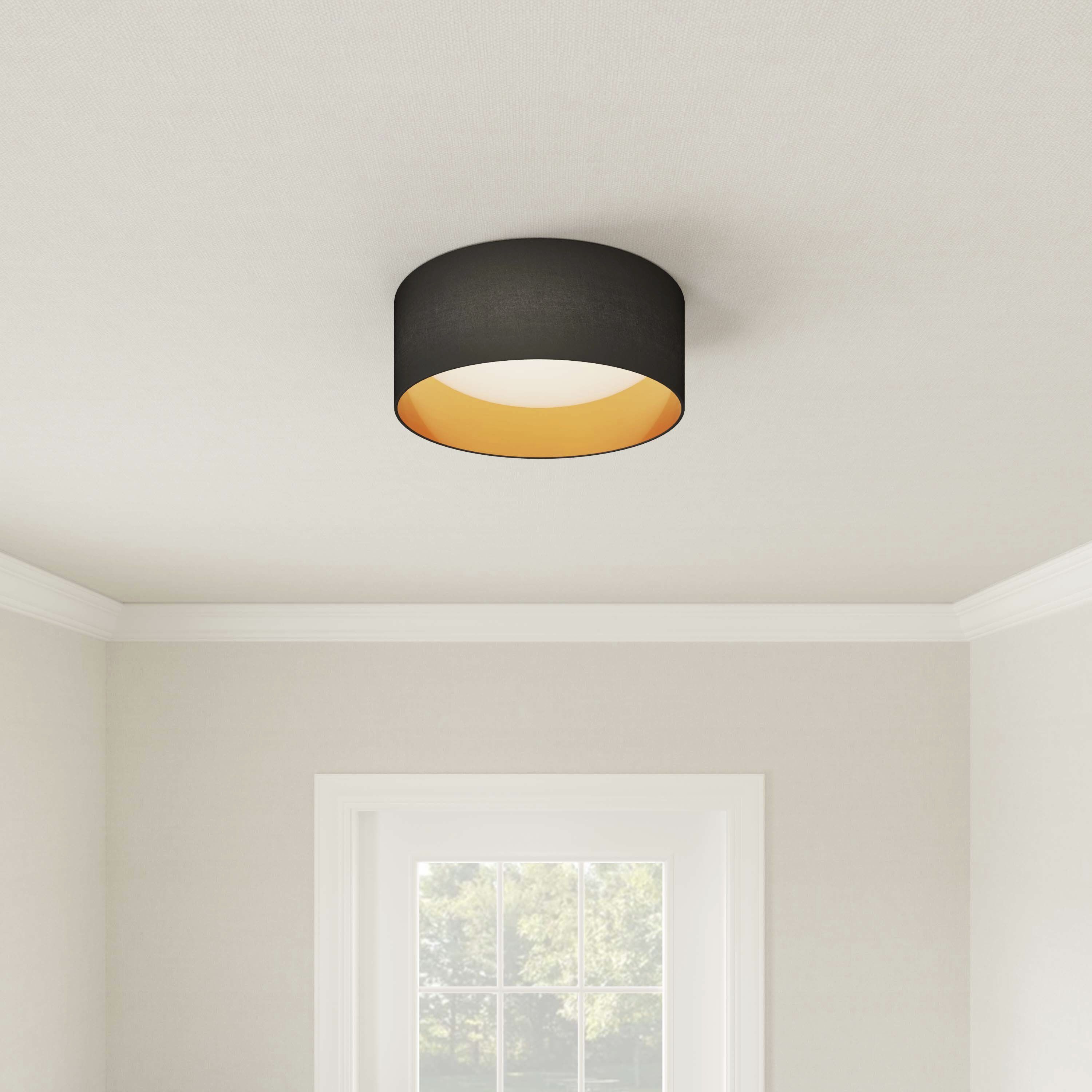 Rosata LED 12.5 inch Burnished Gold Flush Mount Ceiling Light